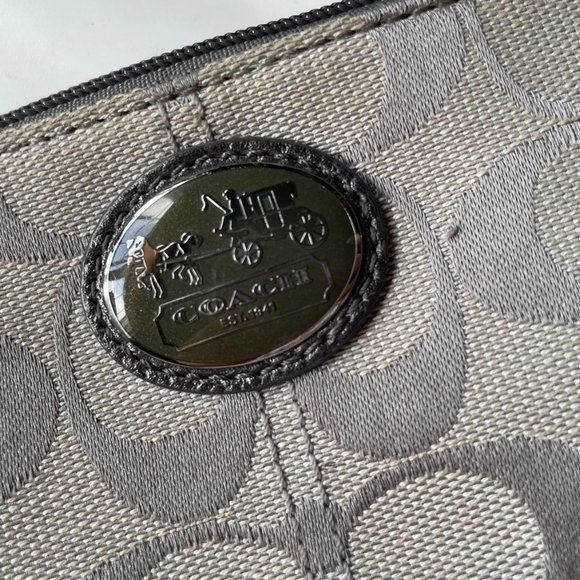 Coach Corner Zip Wristlet - Picture 4 of 4